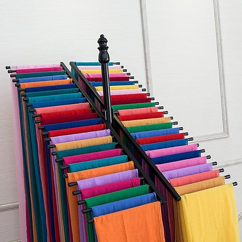 Miniatura 3 de Organizador de bufanda independiente de metal, bufandas comerciales, chal y bufandas, multifuncional, para tienda de ropa, cinturón, pantalones,