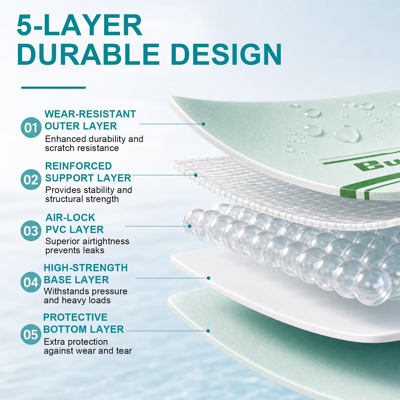 Flotadores inflables for Piscina, salón Flotante for Piscina con Dosel