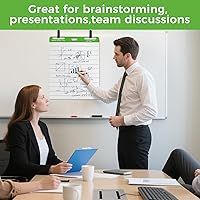 Vista 6 de Almohadillas adhesivas de caballete de 13 x 17 pulgadas, paquete de 3 hojas de papel de anclaje para profesores, papel autoadhesivo con parte