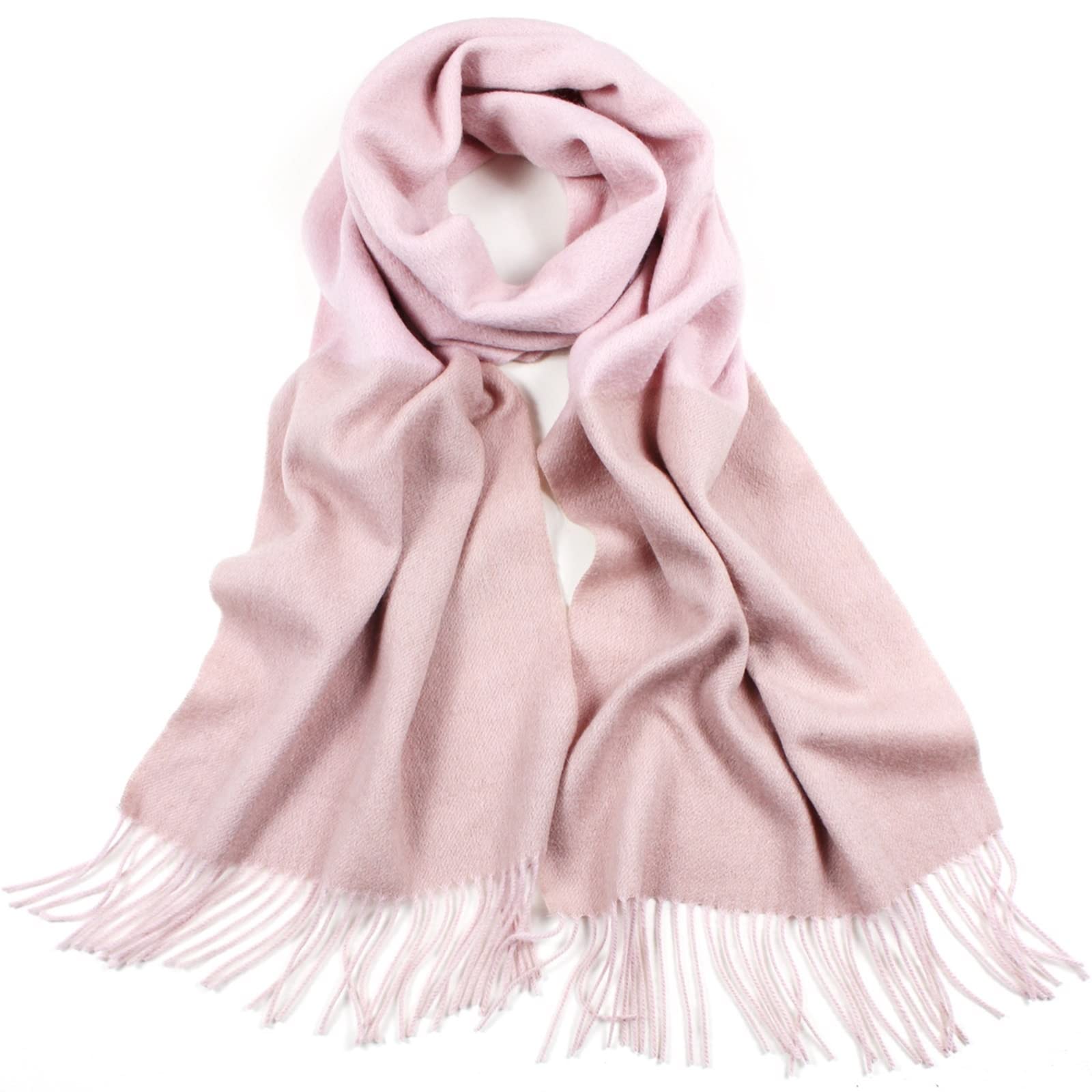 Bufanda de cachemira para mujer, elegante borlas con rayas largas, para invierno, cumpleaños, día de San Valentín, regalo de boda