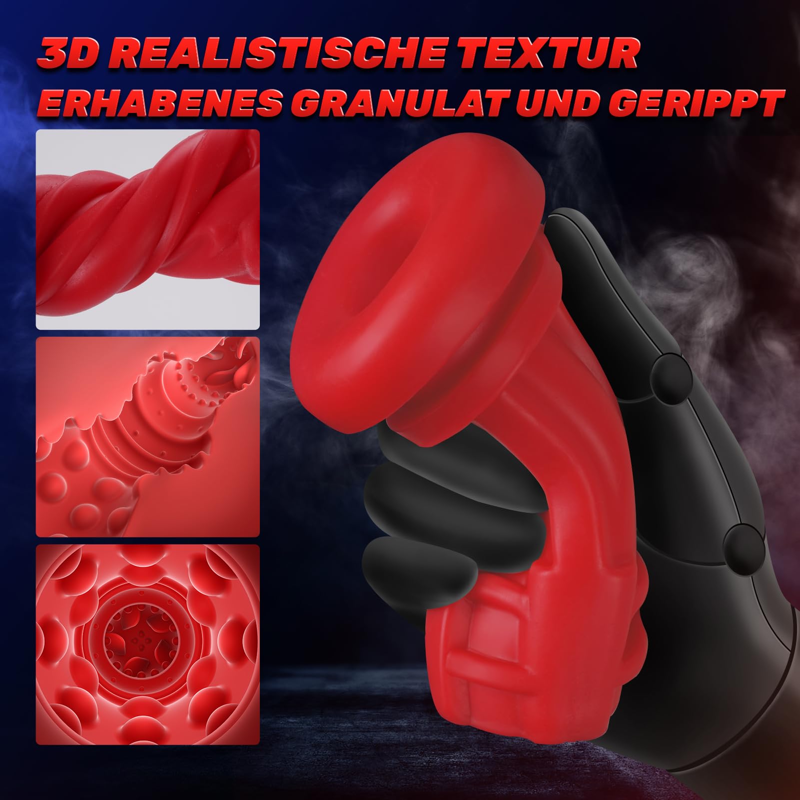 Tauara Masturbatore Uomo con APP, Sex Toys Masturbtore per Pene Vibratore con 9 Aspirazione e 9 Vibrazione, Masturvatore per Uomo Sex Toy 3D Vagina Finta, Display LCD Sexytoysys