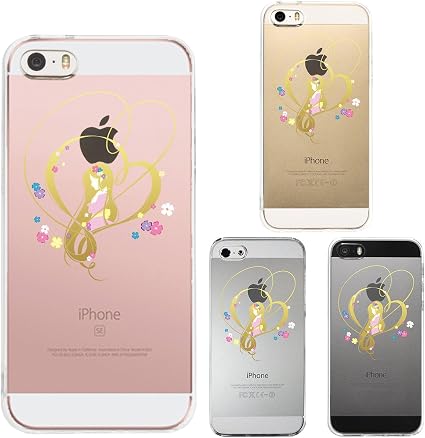 Amazon Iphone 各機種 対応 Cuvery Iphone5s 5 Iphone Se 16年モデル 対応 ハード クリア 透明 ケース レンズ 液晶保護 超軽量 薄型 ディズニーモチーフ ラプンツェル 花 デザイン スマホ スマホケース 家電 カメラ オンライン通販