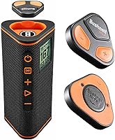 Vista 2 de Wearable4U - Altavoz Bluetooth Bushnell Wingman View Golf GPS con auriculares Ultimate Black y paquete de cargadores de pared y coche
