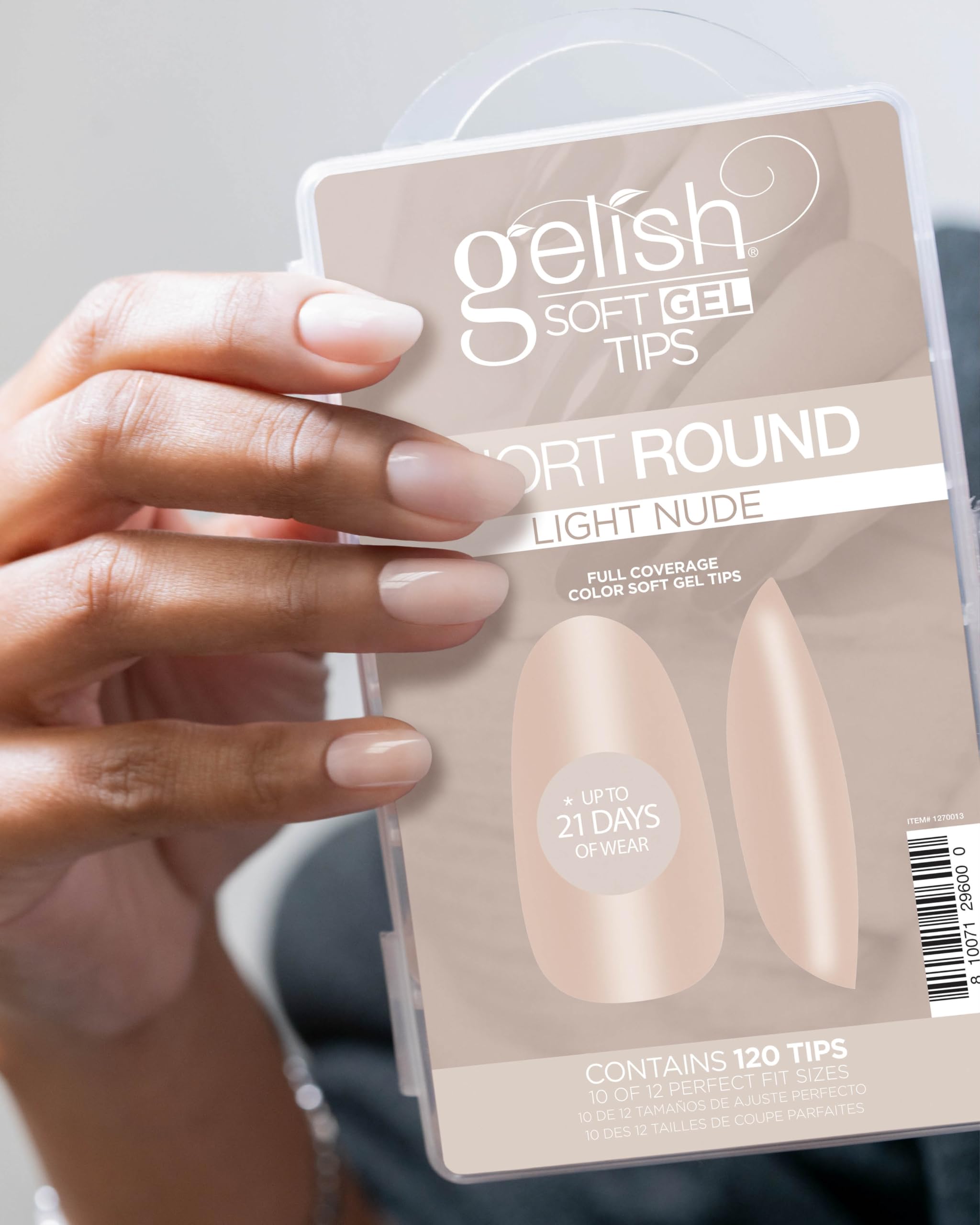 Gelish Soft Gel Tips - Press on Nails -4