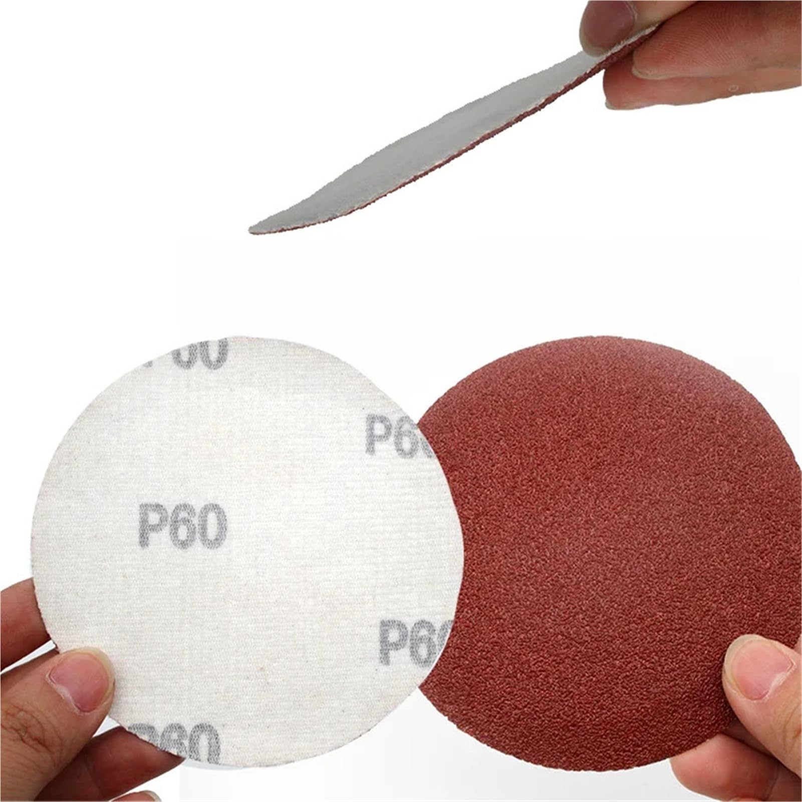 10 sztuk okrągłych krążków papierowych do szlifowania ściernego | 40 Grit 6In - 150mm