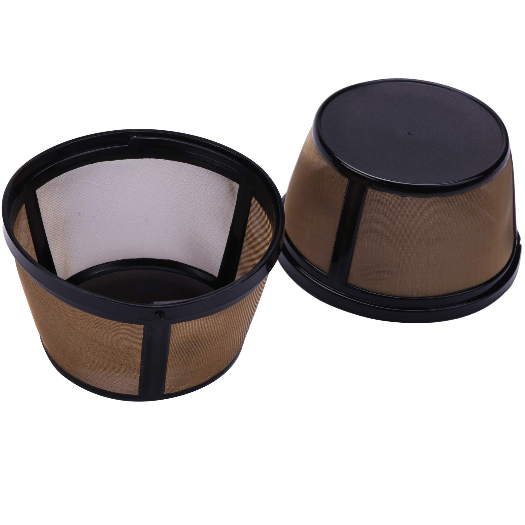 CTRLZS Reusable 4 Cup Basket Replacement Coffee Filter -For Permanent Coffee Filter for Maker and Brewer (2 Pack)