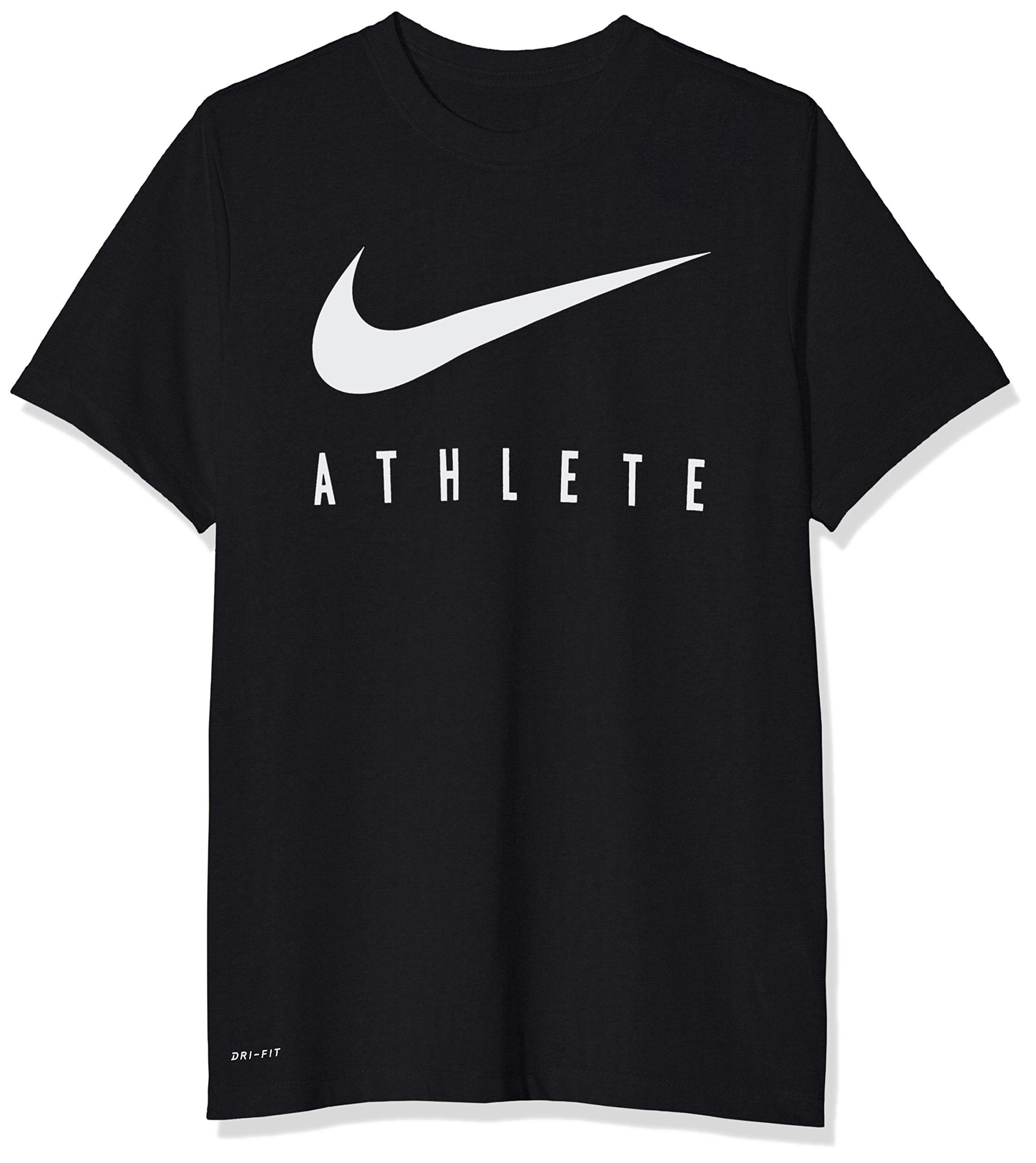 Nike M NK DRY TEE DB ATHLETE T-shirt - black/(white), M-T