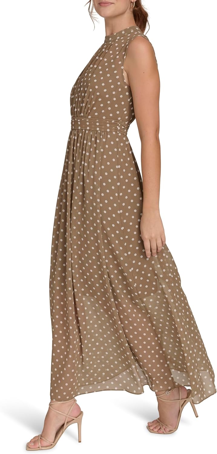 Tommy Hilfiger Womens Flattering Fancy Maxi Sleeveless Dress - Image 2