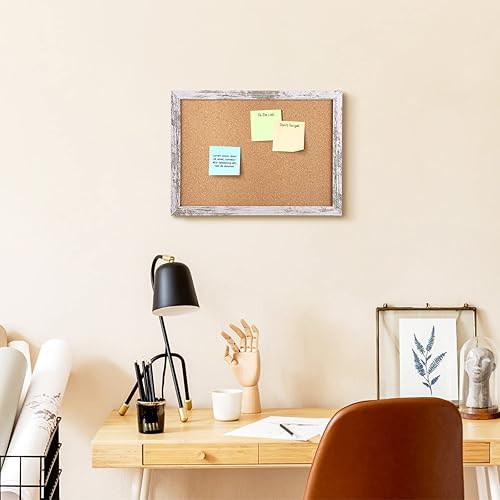 Miniatura 3 de Aitakatta Tablero de anuncios de corcho, tablero de anuncios decorativo para colgar en paredes, tablero de visión para escuela, hogar, cocina y