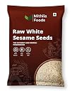 MITHILA FOODS 400g White Sesame Seeds | Premium Safed Til Superfood | Nutty Aroma & Crunch | Natural, Clean, Calcium-Rich Seeds for Cooking, Baking, Chutney & Laddoo | Authentic Taste of Bihar gallery image