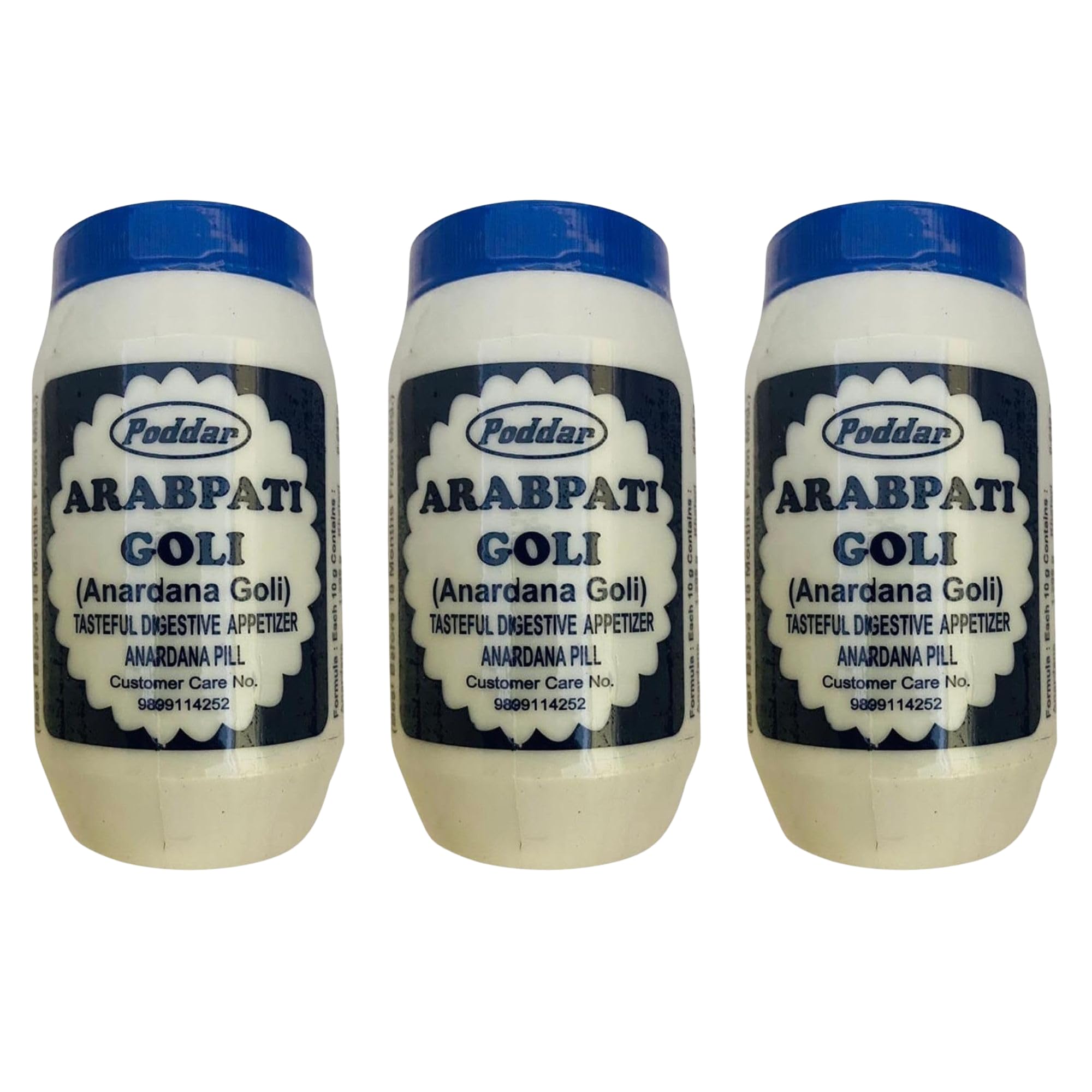 Poddar Arabpati Goli Traditional Anardana Taste 100gm Pack of 3-image-33