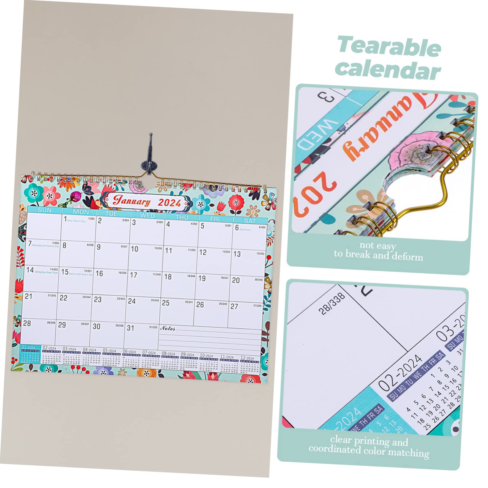 VILLCASE 3pezzi Mensile Per Appuntamenti Planner Per Studenti Pianificazione Giornaliera