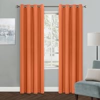 Vista 18 de MYSKY HOME - Cortinas opacas amarillas para sala de estar y dormitorio, cortinas de 84 pulgadas de largo, con ojales, cortinas de oscurecimiento