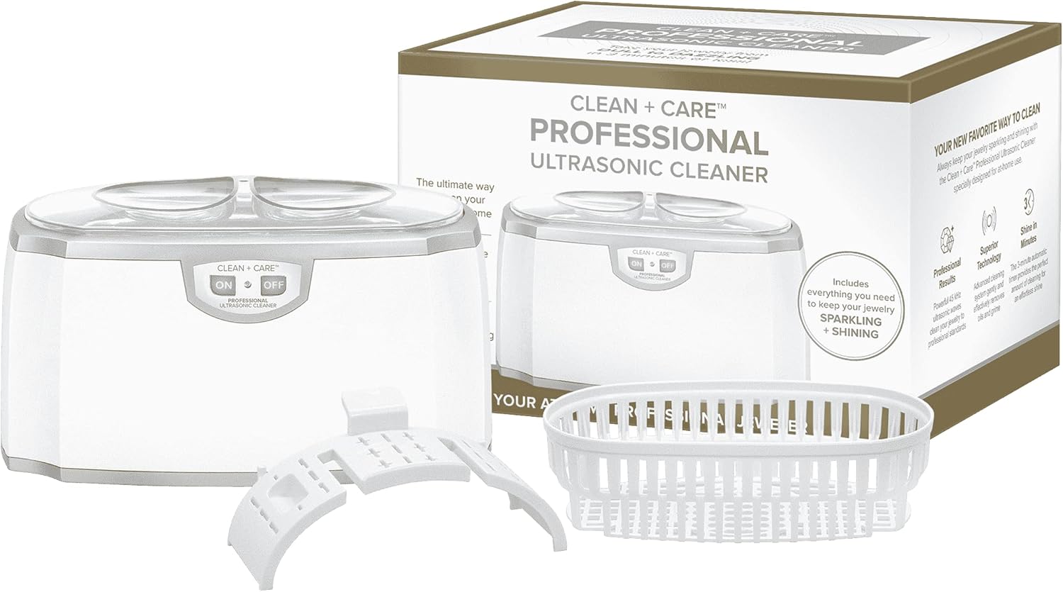 Clean + Care® Professional Ultrasonic Jewelry-Cleaning Machine