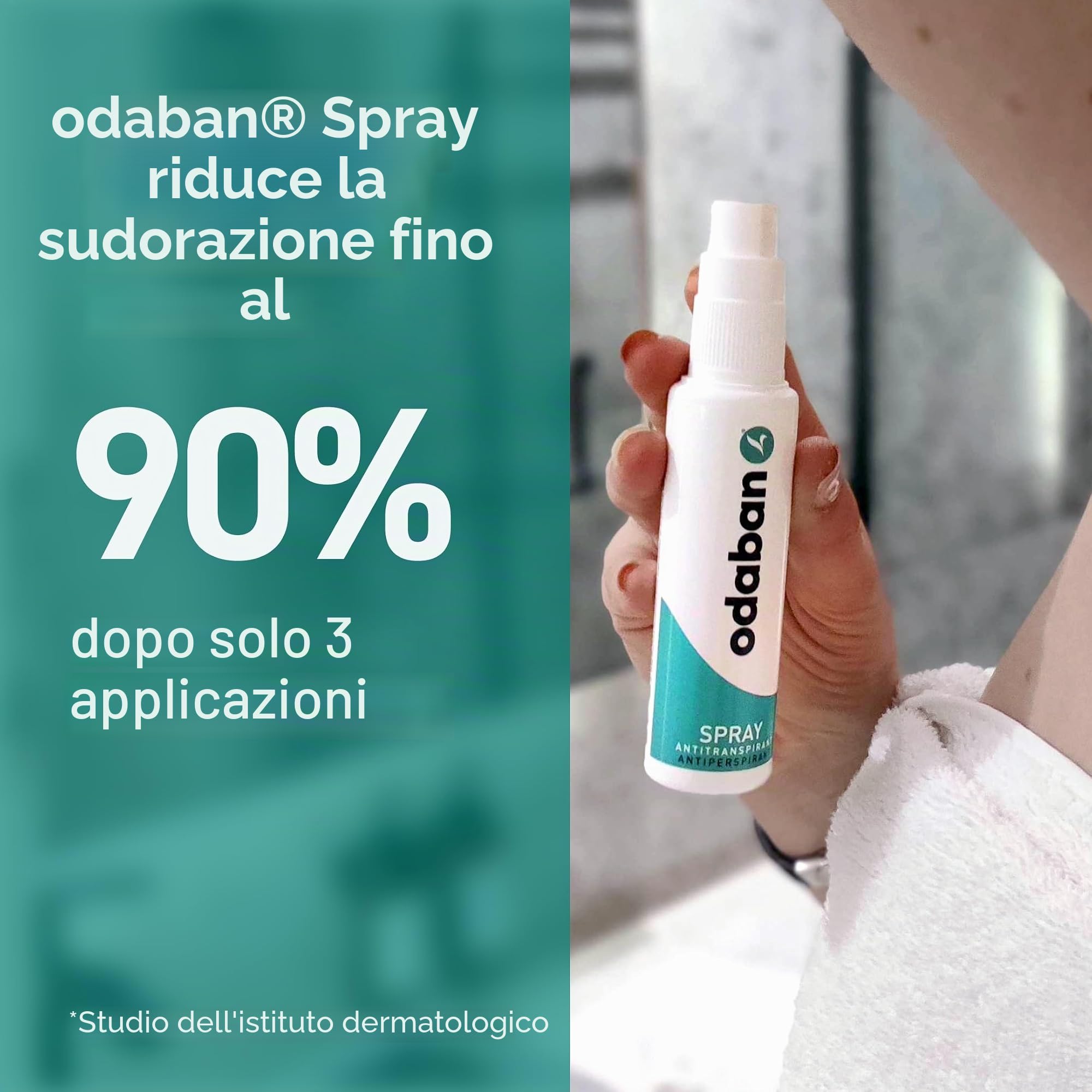 odaban® Set Antitraspirante & Deodorante – Spray + Stick + Gel | controllo sudore e odori per ascelle, mani, piedi, viso e schiena | protezione lunga durata, azione rapida, unisex