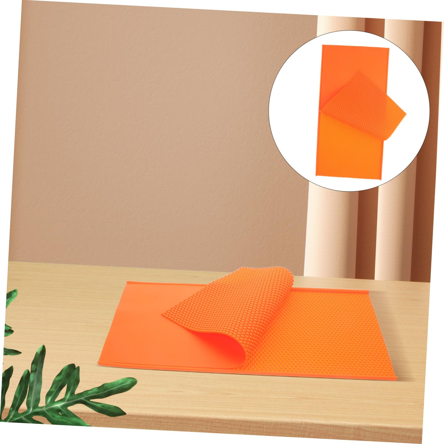HANABASS Stampo in Silicone per Foglio Cera d Api Arancione Modellatore per Apicoltura Foglio Embossed per DIY Creativo Facile da e Riutilizzabile Strumento Versatile per Apicoltori