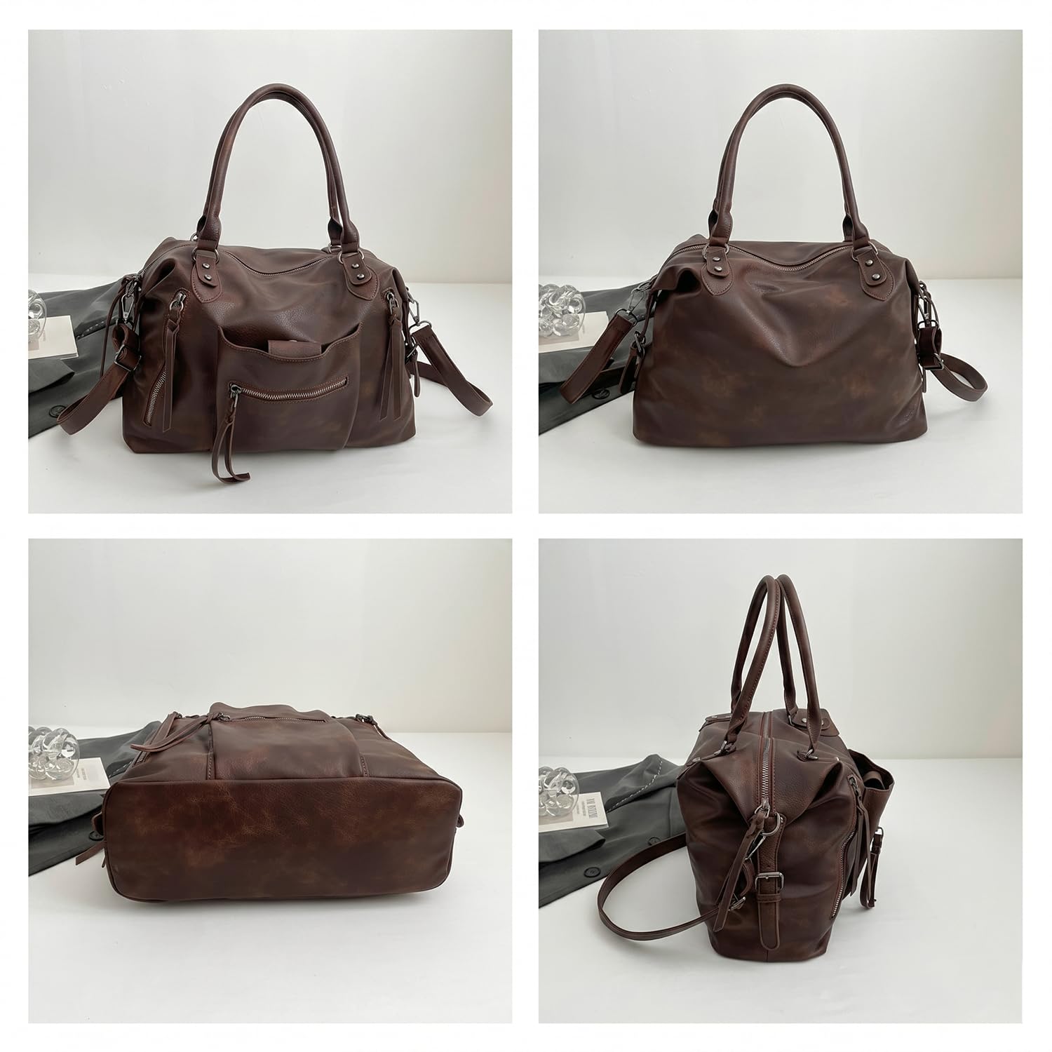 Damen Hobo Taschen Schultertasche Shopper Handtasche Damenhandtasche Frauen Henkeltasche aus PU-Leder Tasche Damentasche Umhängetasche für Mutter