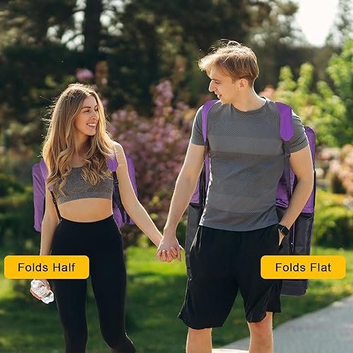 Miniatura 2 de Asientos de Estadio con Soporte para la Espalda Paquete de 2 Anchos, Sillas Exclusivas para Gradas con Respaldo y Cojín Sillas Plegables para