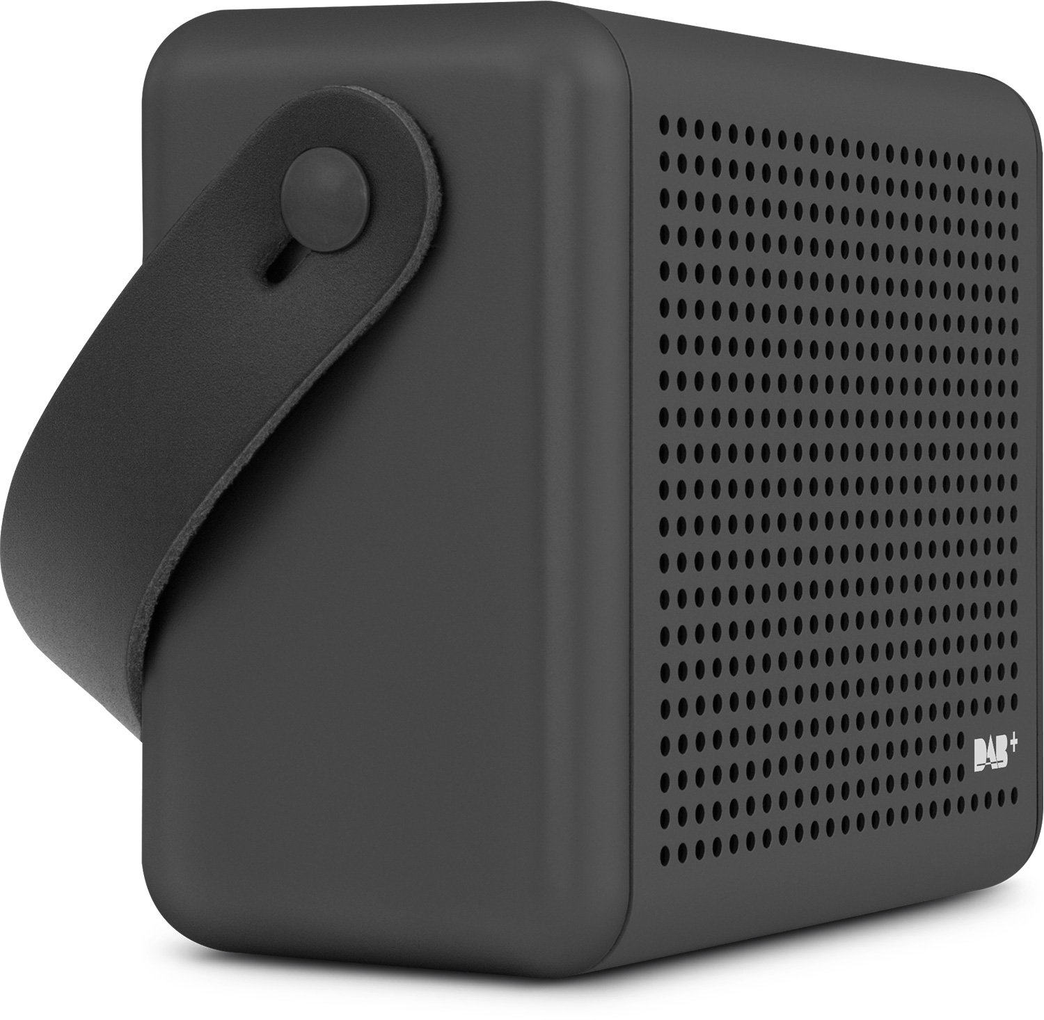 Nordmende Transita 110 - Radio digitale DAB+ e FM portatile (Scatola musicale portatile con display OLED, Radio da esterno con maniglia per il trasporto e orologio), antracite