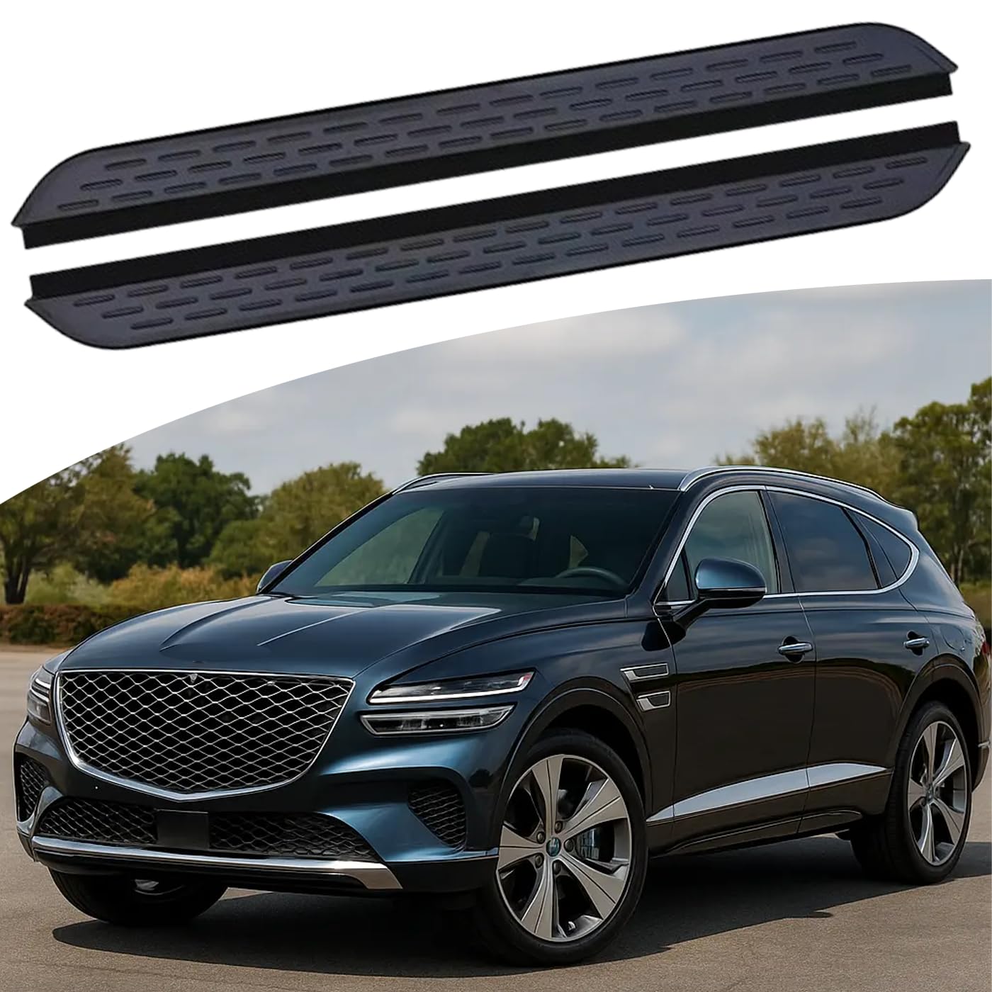 Amazon.com: Running Boards Fit for Hyundai Genesis GV80 JX1 2021