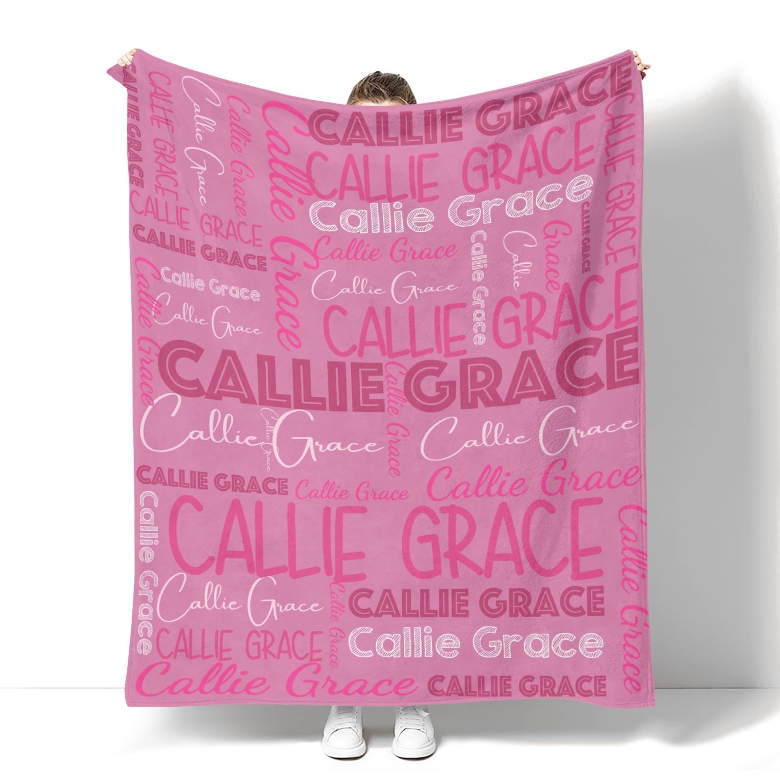 Dr.TOUGH Personalized Blanket – Custom Name Blanket For Kids & Adults, Flannel Throw Gift - View #10