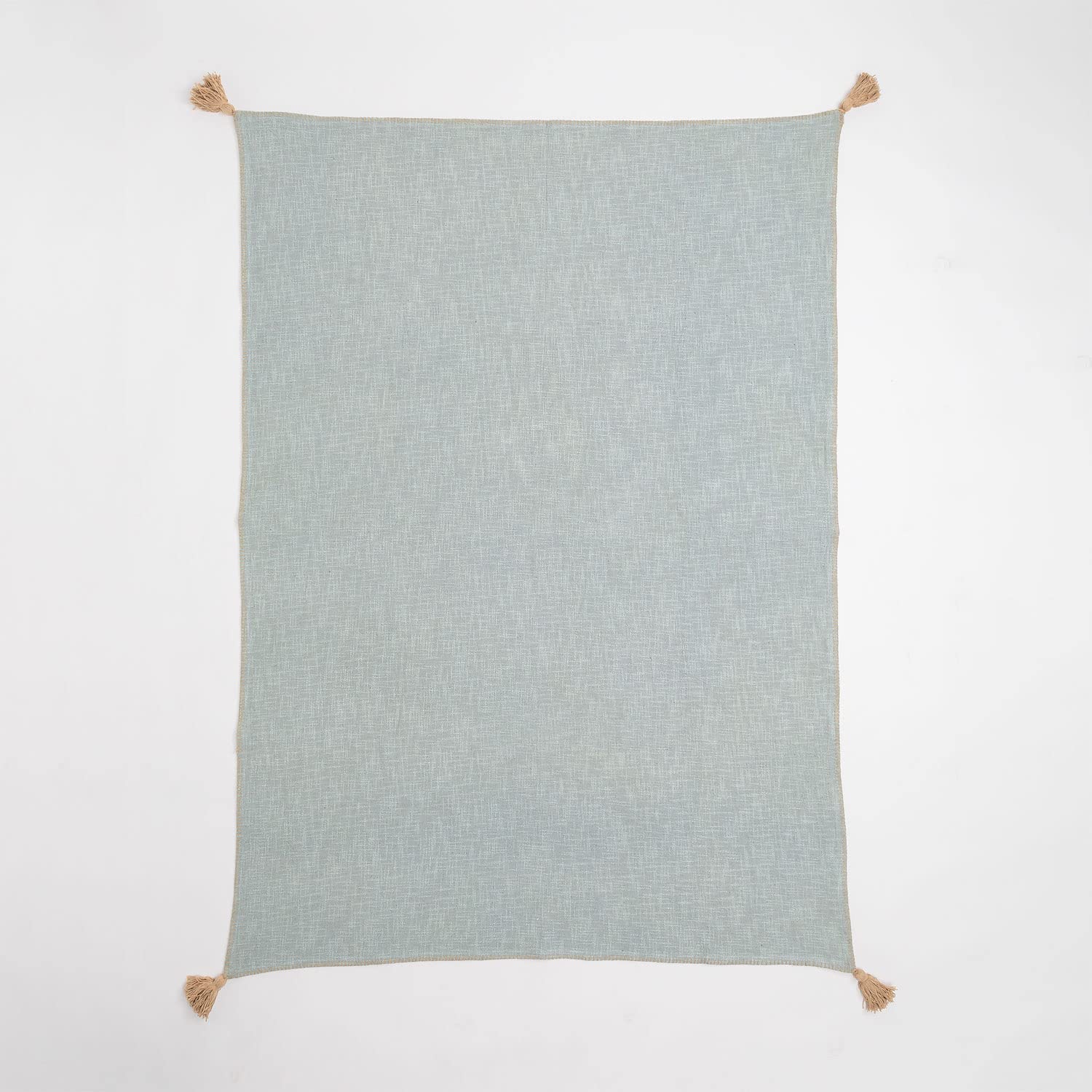 Couverture plaid en coton Paraiba SKLUM : douceur naturelle et finitions raffinées pour votre canapé