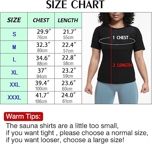 Miniatura 4 de Camiseta deportiva de compresión para mujer para sauna, chaleco de sauna que atrapa el calor para mujer