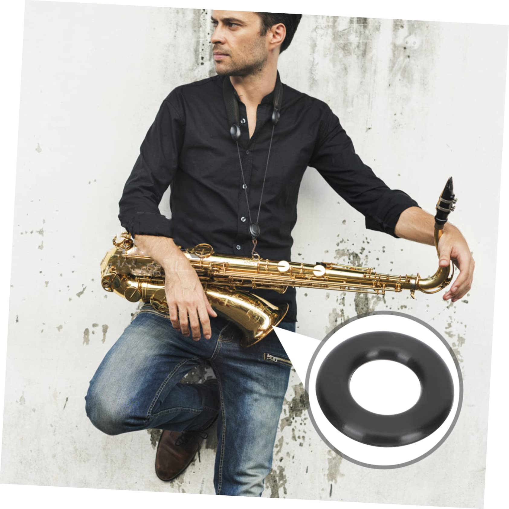 TOYANDONA 3pezzi Sordina Per Saxofono Silicone Professionale Mute Per Sax Accessorio Per Pratica Silenziosa Riduzione Rumore e Sovratoni Per Musicisti e Studenti