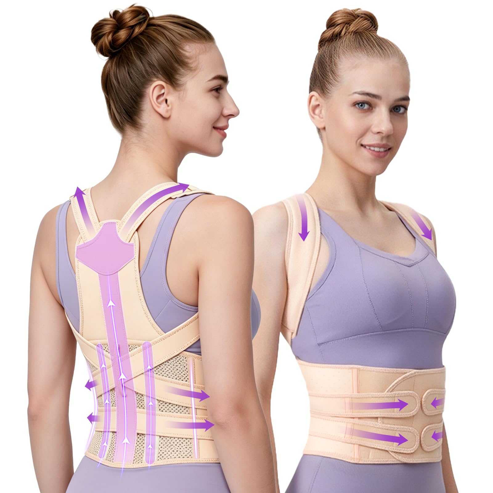KUHJB 5-Rod Posture Brace