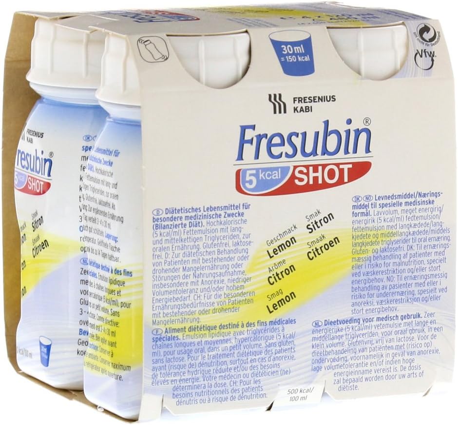 Fresubin 5 KCAL Shot Lemon LÃ ¶ 4x120 ML by Fresenius Kabi Deutschland GmbH