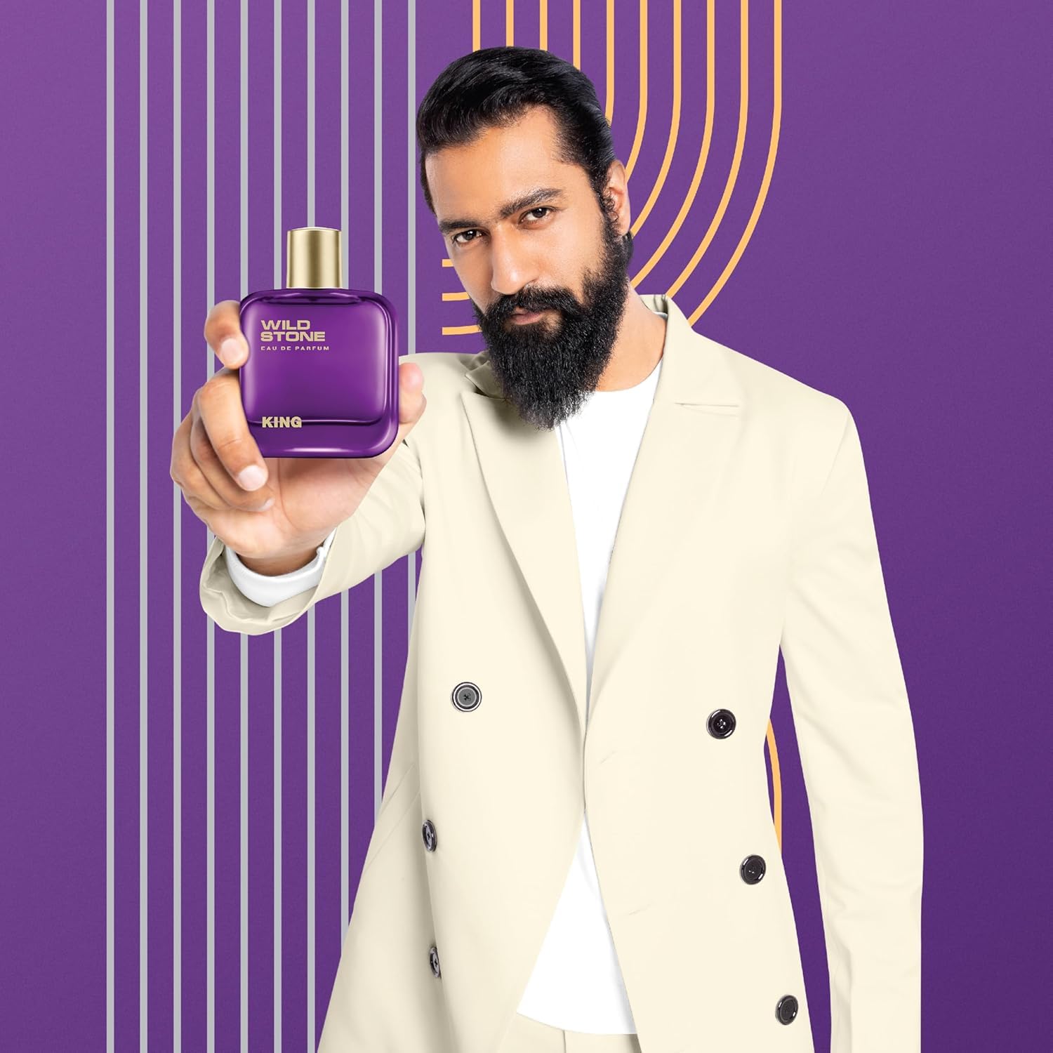 Wild Stone King Perfume for Men, 100ml| Luxury Eau De Parfum | Long-Lasting Fragrance | Best Gift for Him l Premium Perfume for Men l Infused with Woody & Oriental Notes