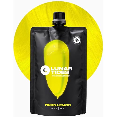Lunar Tides Semi-Permanent Hair Color (43 colors) (Neon Lemon, 8 fl. oz.)