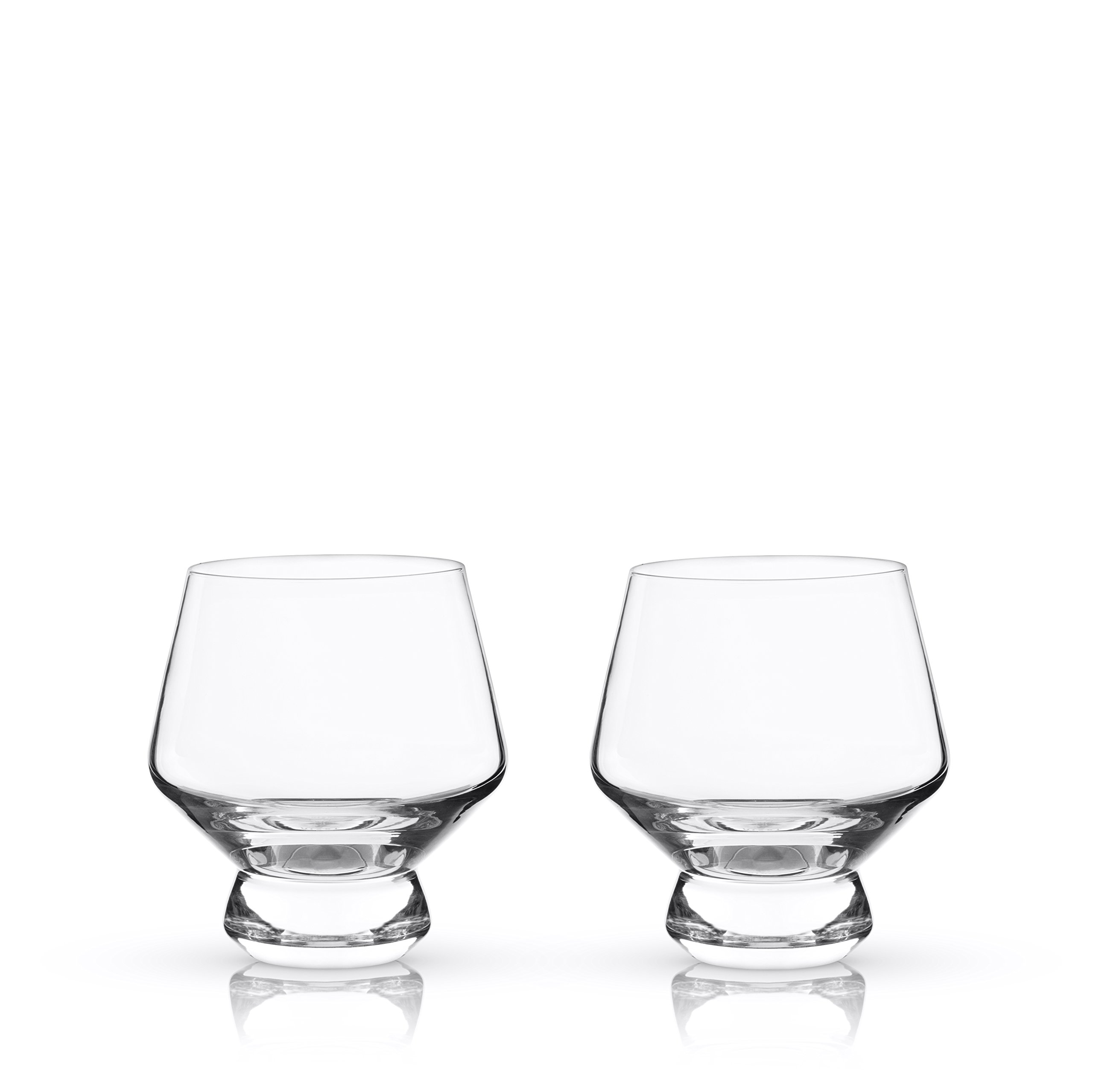Viski 6448 Raye : tasses à punch sur pied, verre (cristal sans plomb), 237 ml, multicolore