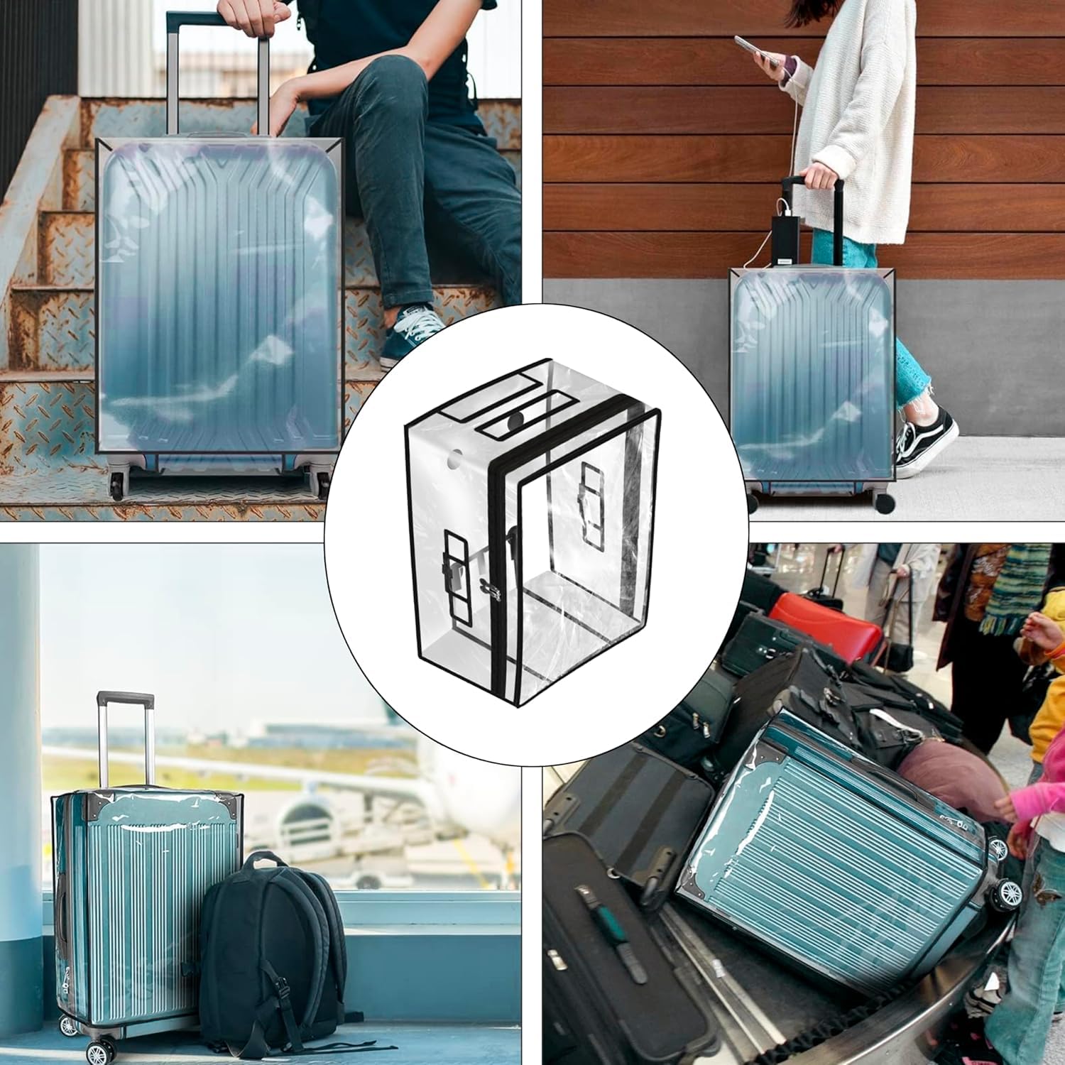 Protect Your Suitcase - PVC Travel Covers -8