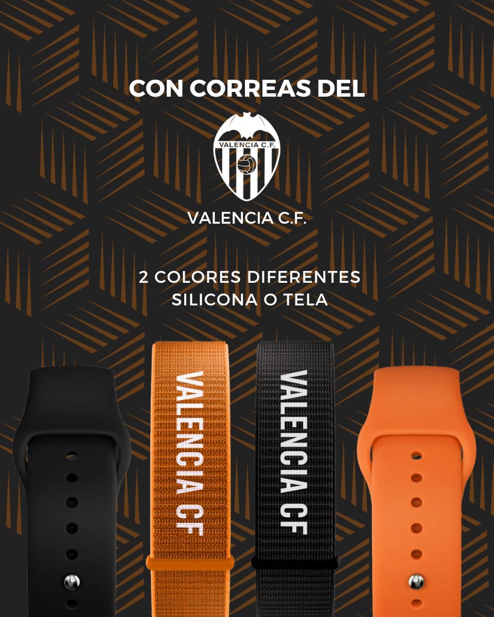 SaveFamily SaveWatch Plus 4G Edizione Valencia CF | Orologio Intelligente Bambino con Localizzatore GPS, Chiamata, Video, WhatsApp, Musica, Bluetooth, App Store | SIM inclusa - Cinturino in tessuto