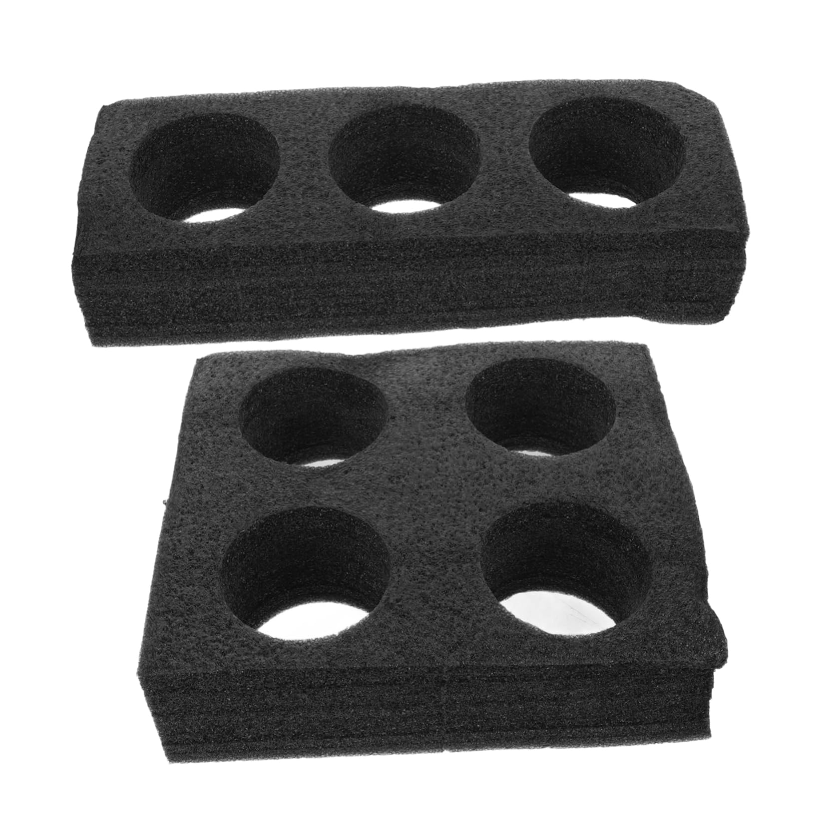 Luxshiny 2pcs Foam Cup Holder Insert Coffee Carrier Tray for Drinks Beverage Packing Rack for Coffee Shops Picnics for Easy Use