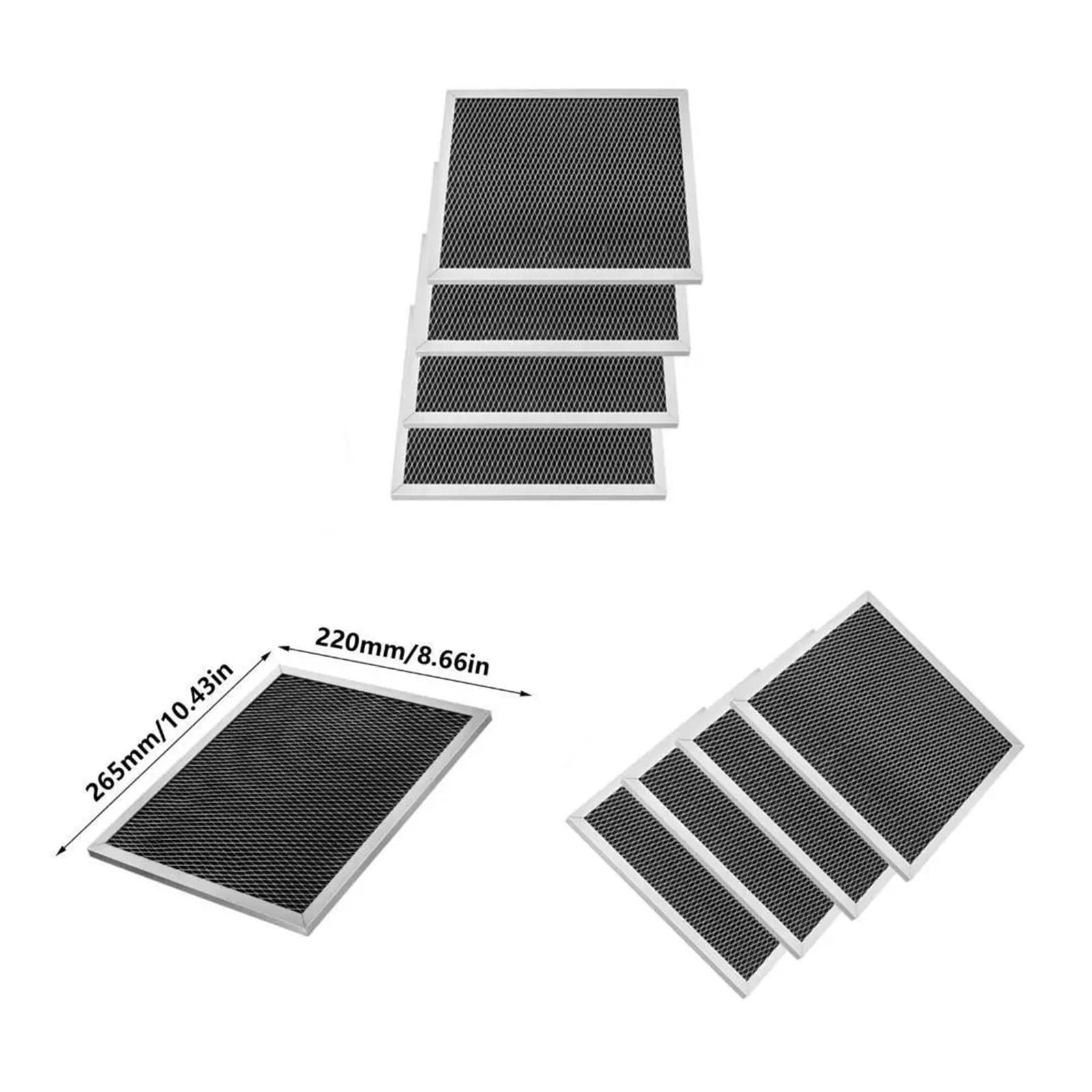 Set Di Filtri for Cappa Da Cucina Da 4 Pezzi, Filtri A Rete for Barbecue, Adatti for Cucinare