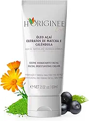 Creme Hidratante Facial - VEGANO - Nutre e Rejuvenesce - Ácido Hialurônico, Hidratação Profunda - Não Testado em Animais, Fórmula Natural, Hipoalergênico - H'originée Brasil - 60ml