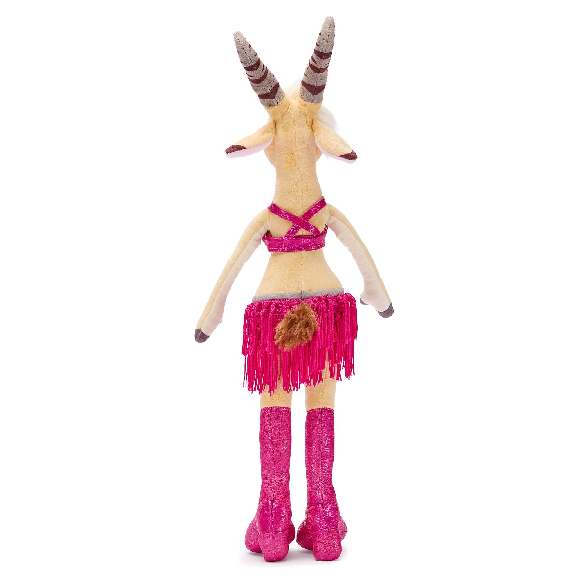 Disney Store Official Gazelle Small Soft Toy, Zootropolis 2, Plush Figure in Pink Outfit with Fringe & Leg Warmers, 20cm - Image 4