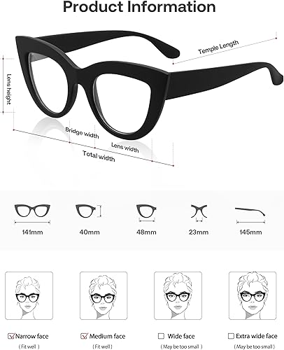 Miniatura 5 de SOJOS Retro Small Vintage Cateye Sunglasses for Women Cute Fashion UV400 Sunnies SJ2939