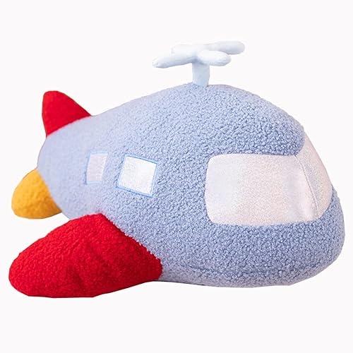YRXRUS Almohadas de avión, almohadas de felpa de avión, decoración de la serie espacial para niños, niñas, fiesta de cumpleaños, decoración de