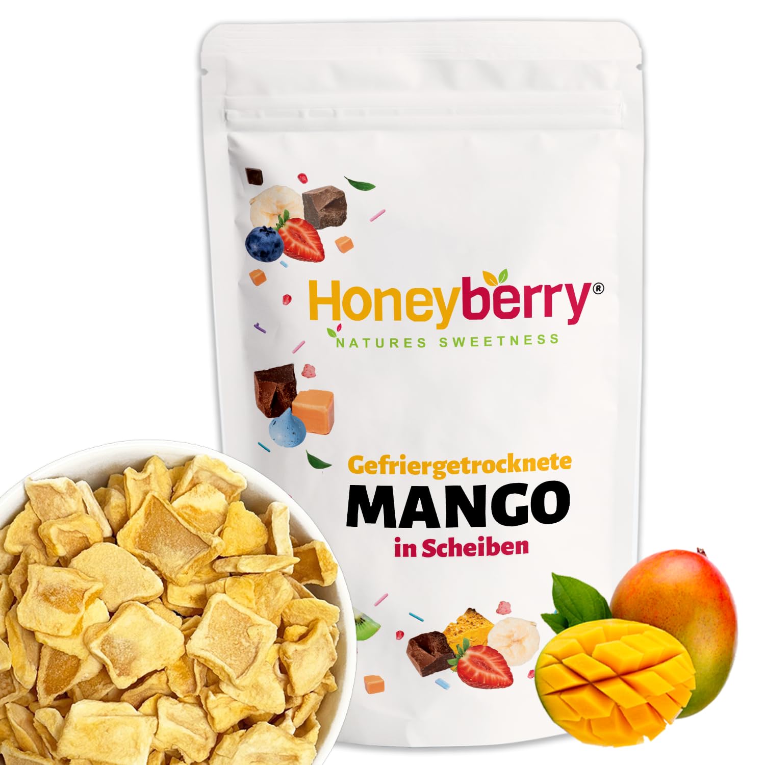 Gefriergetrocknete Mango Scheiben 100g   Mango Chips Gefriergetrocknet   Trockenfr chte Gefriergetrocknet   Gefriergetrocknete Fr chte Getrocknete Mango f r Dekoration Snacks Smoothies Desserts