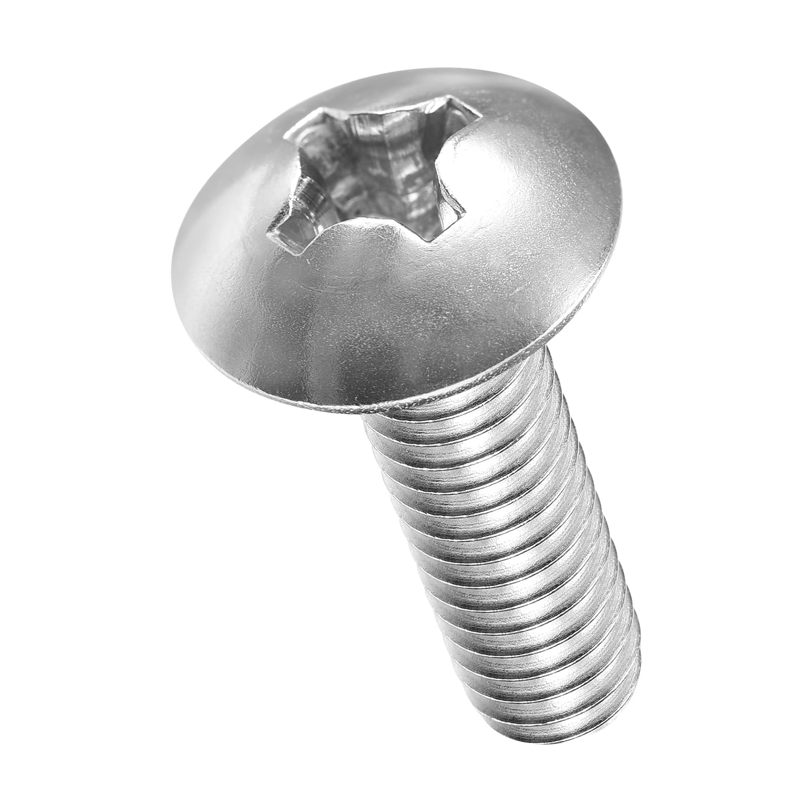 METALLIXITY Machine Screws Phillips Head(5/16"-18x1") 20Pcs, 304 Stainless Steel Round Head Phillips Drive Furniture Bolts