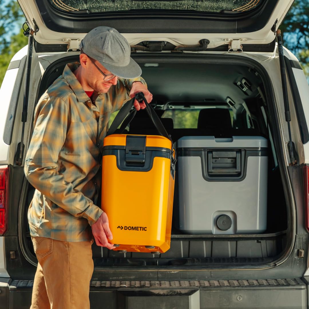 Dometic Recon Hardside - Glacière Rigide Isotherme - Thermobox Portable avec Robinet d'eau pour la Voiture, Excursions ou Le Camping
