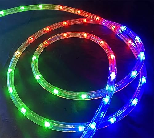 Miniatura 6 de Luz de cuerda LED PLC que cambia de color RGB - 66 voltios - paquete de 65 pies