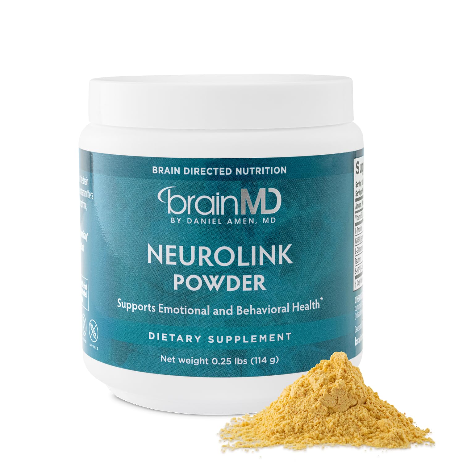 Amazon.com: BRAINMD Dr Amen NeuroLink Powder - 114g - Supports