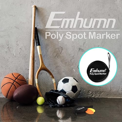 Miniatura 2 de Marcadores de punto de poliéster de 4 y 9 pulgadas para agilidad para entrenamiento de gimnasiopolietileno, baile, 61224 piezas redondas de varios