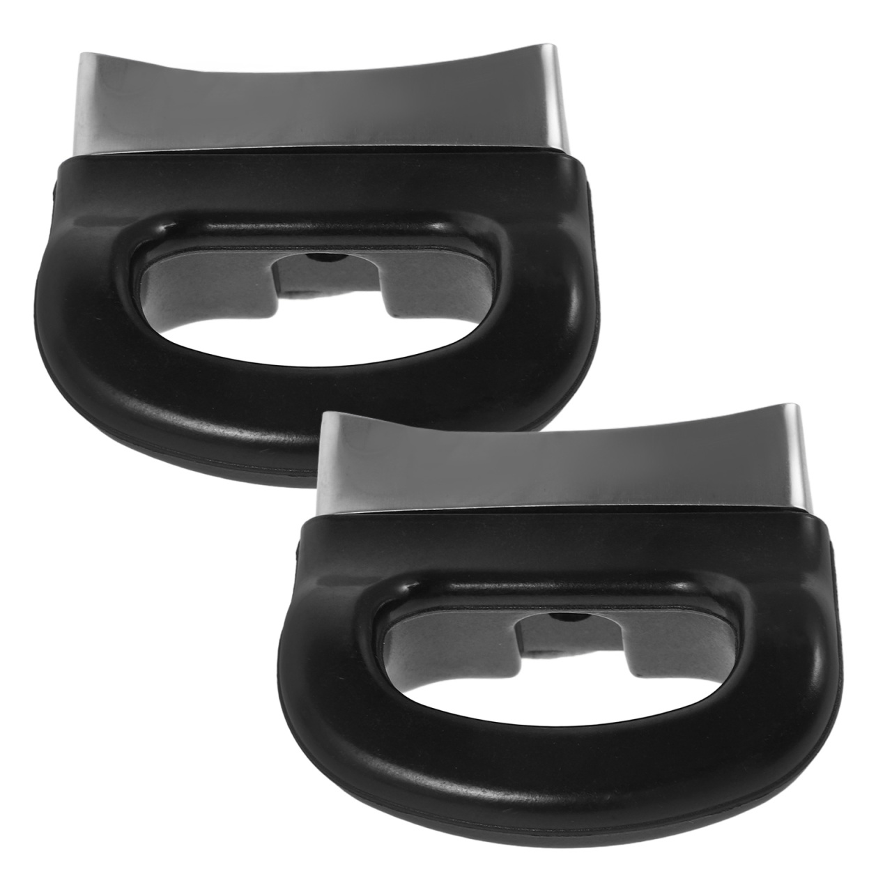 2 piezas de mango reemplazo para tapa de olla a presión Universal desmontable plástico para sartén, wok y olla de sopa, accesorios de cocina resistentes al calor miniatura 7