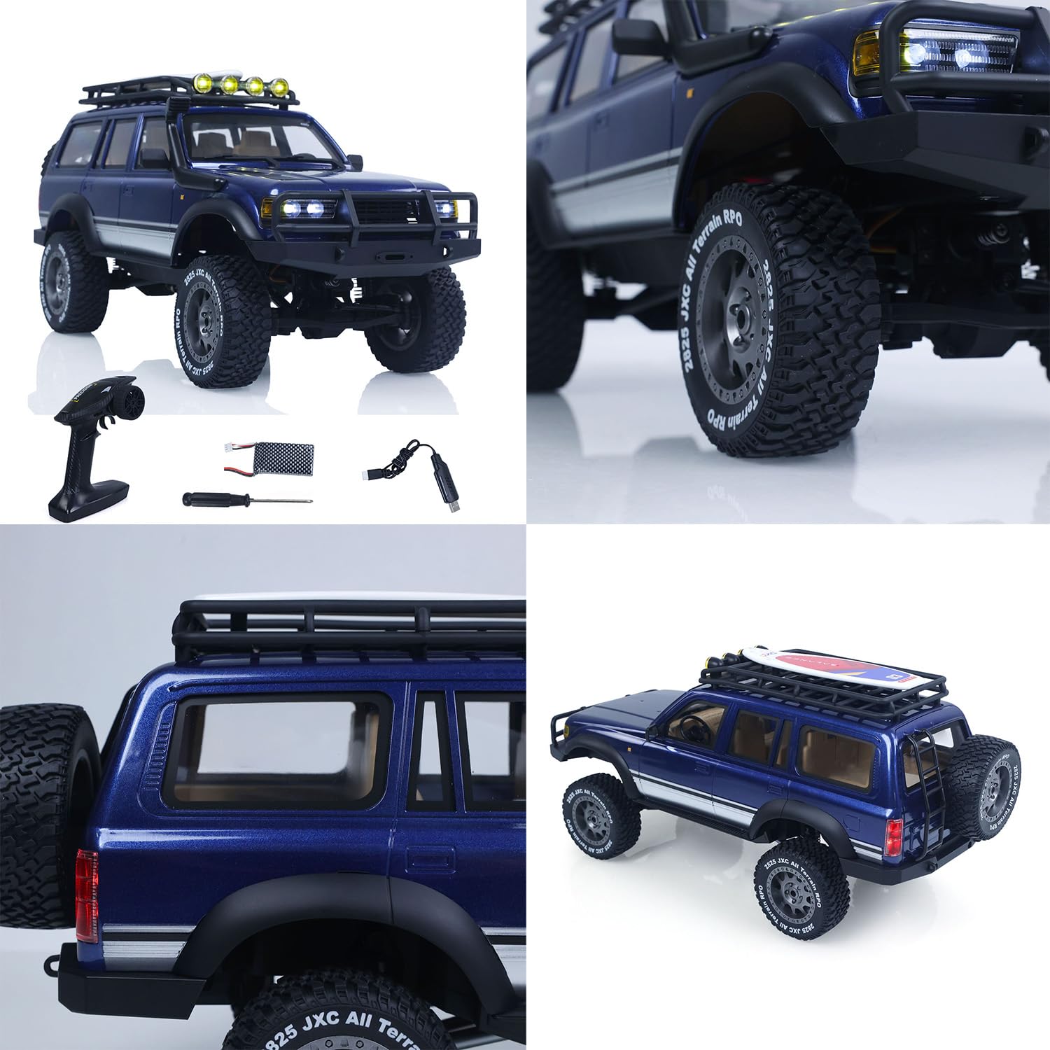TOUCAN RC HOBBY 1/12 JXC5826 RC Crawler Car 4x4, modello fuoristrada telecomandato, 2 marce, raggio di controllo 60 m, radio RTR 2,4 GHz, per regali speciali