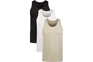Ultra Soft Touching Comfort-Fit Colored Tank Tops